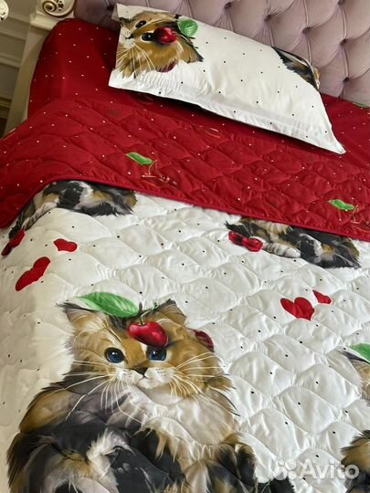 Белье постельное полуторка с одеялом