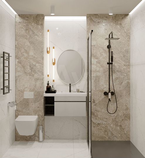 2-к. квартира, 67,4 м², 6/16 эт.