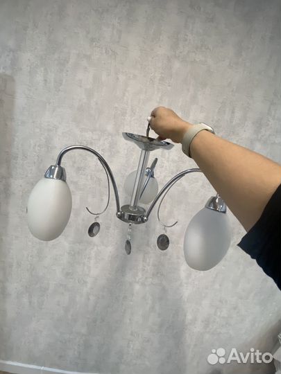 Люстра потолочная подвесная бу