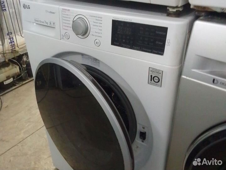 Стиральная машина с паром б/у LG 7 кг