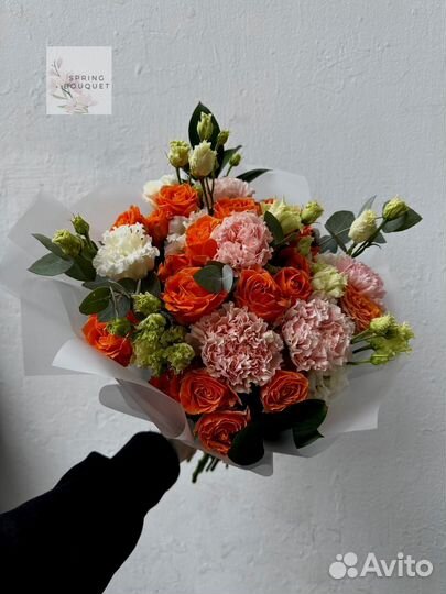 Букет цветы 101 роза