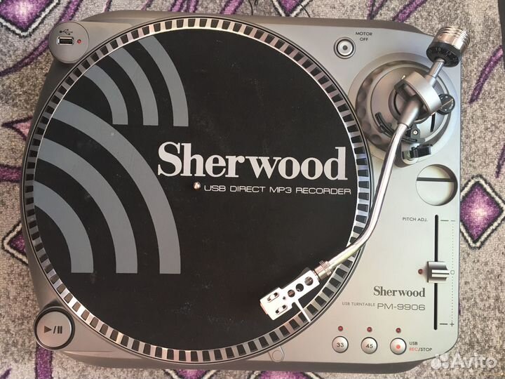 Проигрыватель винила Sherwood pm 9906