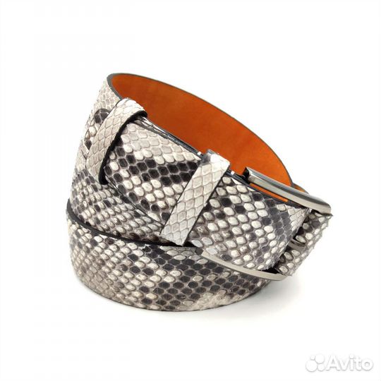 Ремень Malpolon из натуральной кожи питона