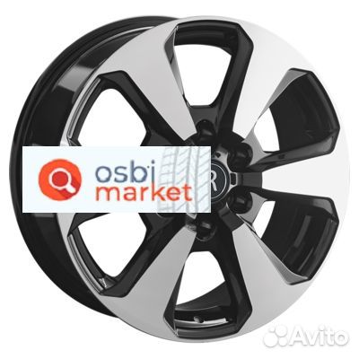 7,5x18/6x139,7 ET55 D95,10 LX243 BKF (пш, C570)