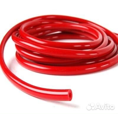Шланг вакуумный силиконовый красный 10мм