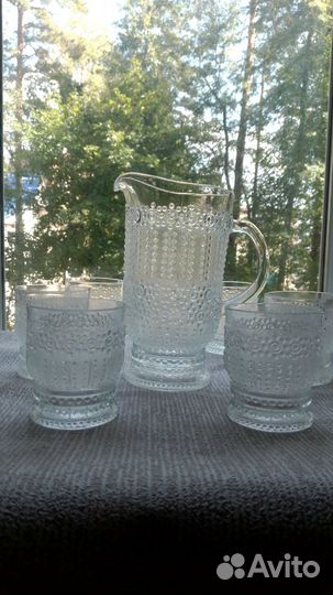 Кувшин, стаканы Прага 70г автор Адольф Матура