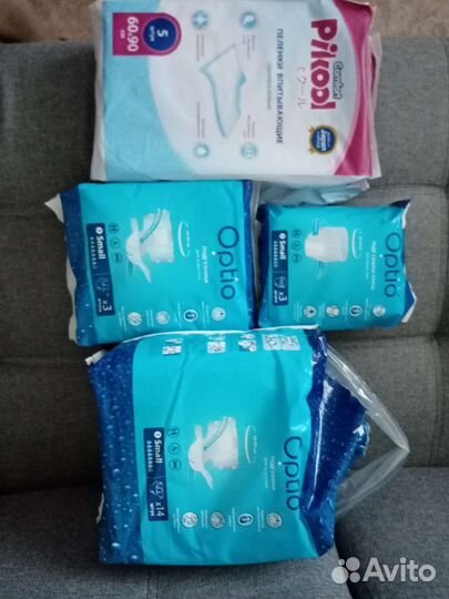 Памперсы для взрослых, пеленки