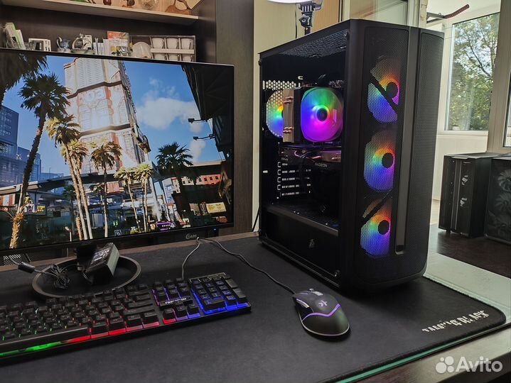 Игровой комп Intel 12400F + AsRock RX 6600 8Gb