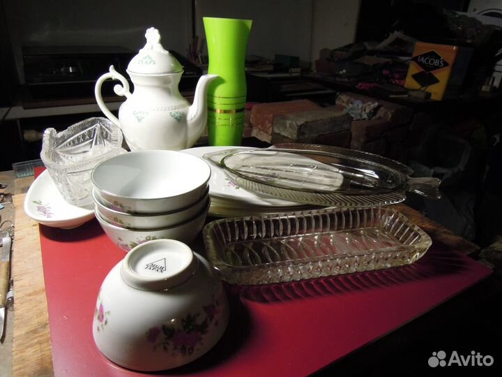 Посуда времён СССР для праздников