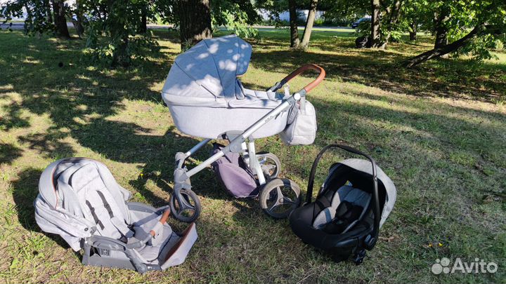 Коляска 3 в 1 Bebetto Luca