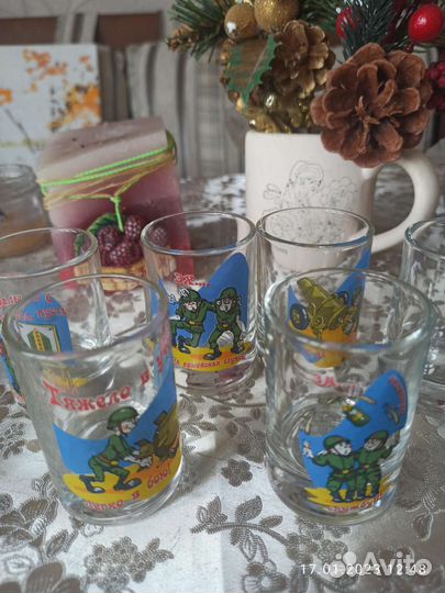 Набор стопок с военной тематикой