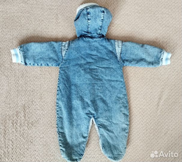 Комбинезон джинсовый 62 размер