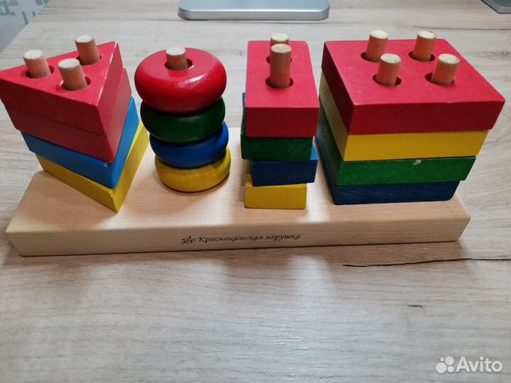 Развивающие деревянные игрушки