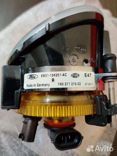 Фара противотуманная Ford S-Max/Galaxy 06, правая