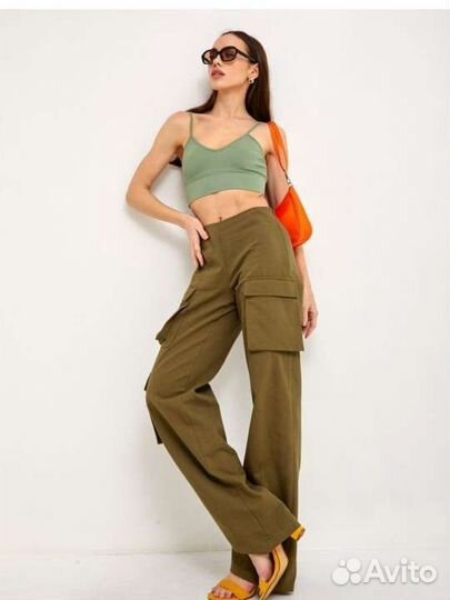 Брюки карго новые