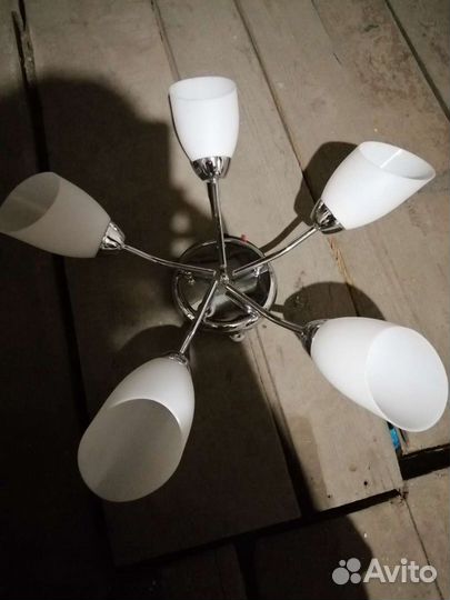Люстра потолочная бу