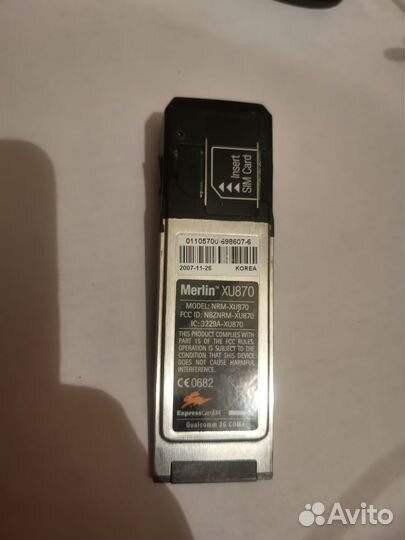 Модем Novatel Wireless Merlin XU870