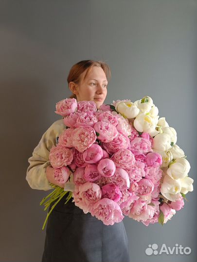 Цветы Пионы с доставкой Тюмень