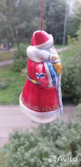 Ёлочная игрушка дед Мороз