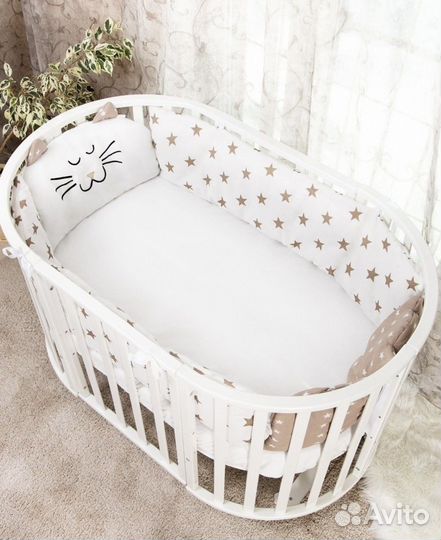 Бортики в детскую кроватку