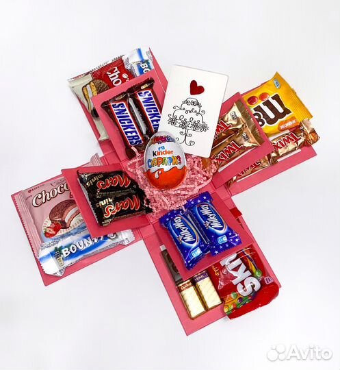Коробка Сюрприз из конфет Упаковка