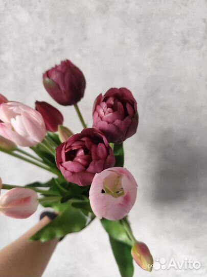 Тюльпаны силиконовые. Заказ для Ольги