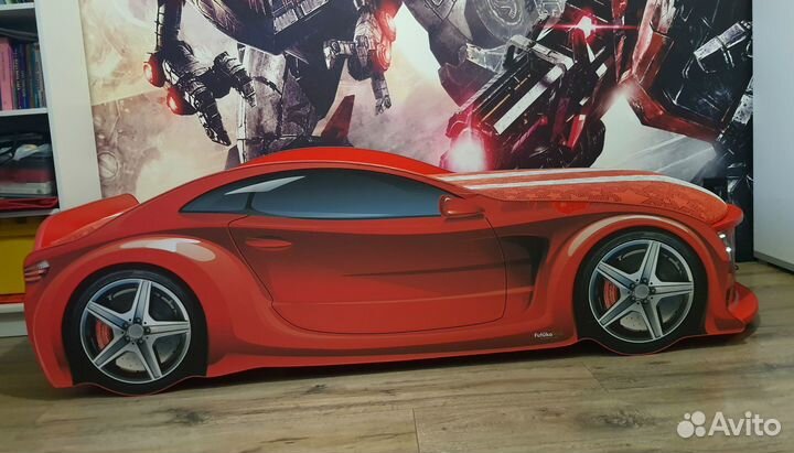 Детская кровать машина с подсветкой