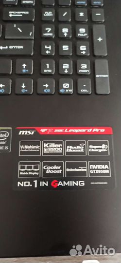 Игровой ноутбук msi 17 3