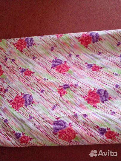 Отрез ткани СССР ситец хлопок 2.5х0.9м