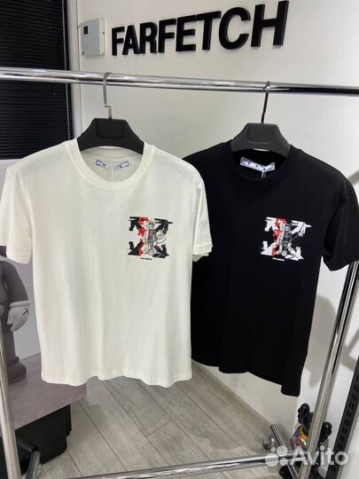 Футболка мужская off white premium