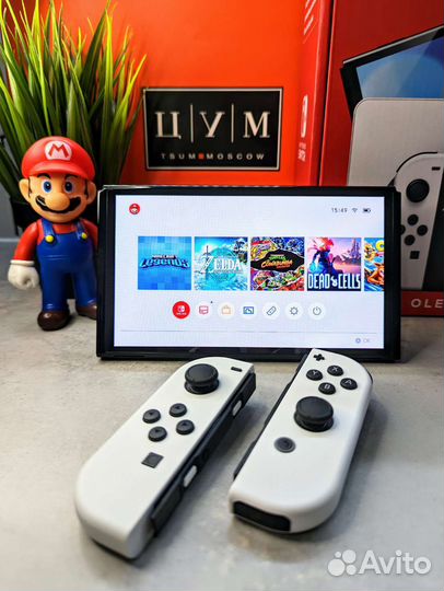 Nintendo Switch Oled Прошитая (Чип) Новая Гарантия