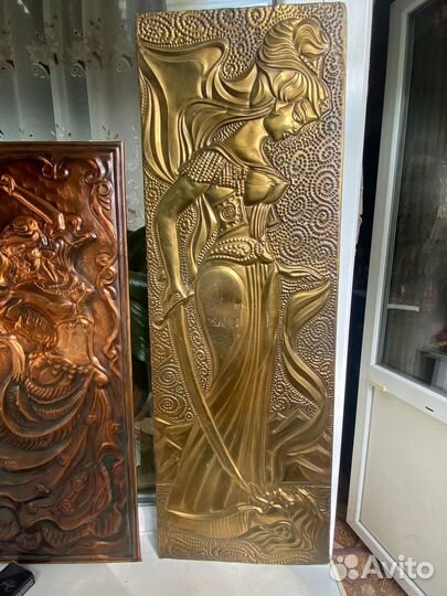 Панно большие чеканки СССР 60-80 годов