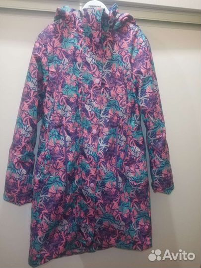 Парка для девочки размер 134-146