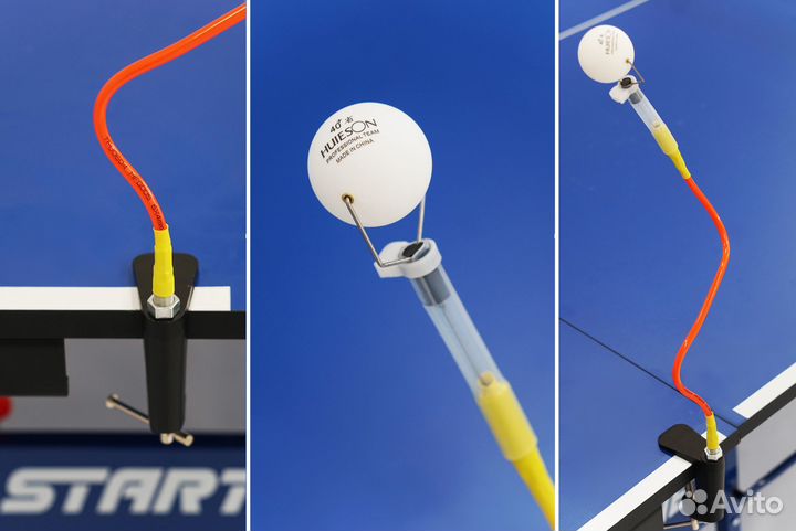 Тренажер для настольного тенниса на гибком держате