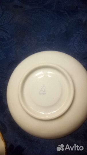 Чашка с блюдцем Дулево