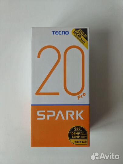TECNO Spark 20 Pro, 8/256 ГБ
