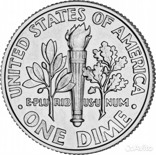 Liberty ONE dime перевёртыш 1985.2005 гг