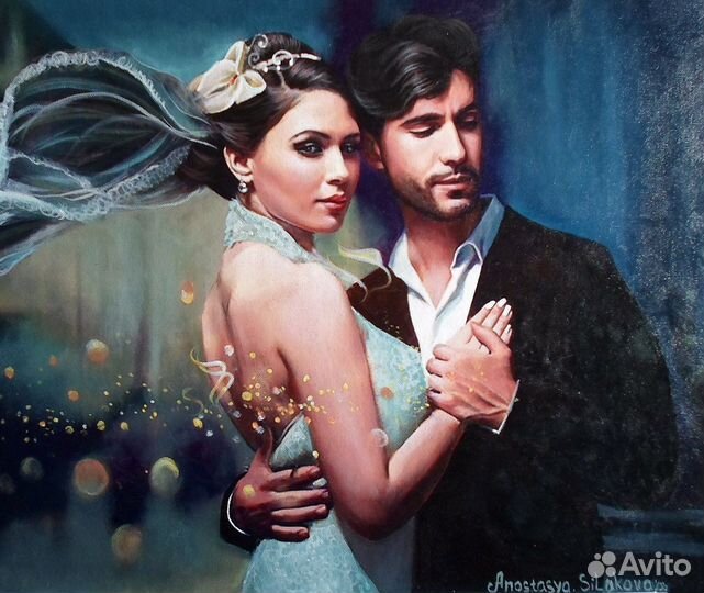 Портреты по фото маслом на холсте