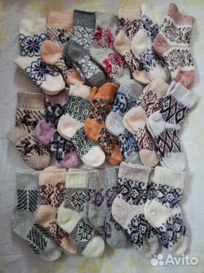 Носки и пенетки детские, шерстяные