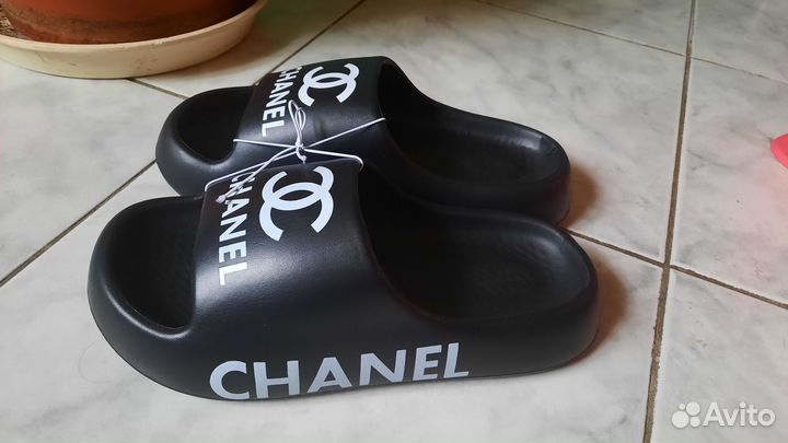 Шлёпки Chanel р38-39 Lux Новые