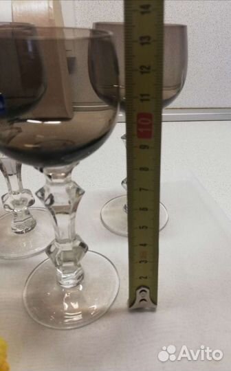 Фужеры-рюмка СССР цветное стекло