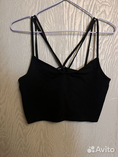Топ черный на брительках