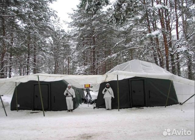 Армейская каркасная паатка