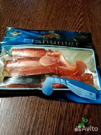 Виброхвост Mikado Fishunter ll. 8cm 7g. (5шт. Уп.)