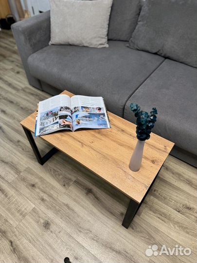 Журнальный столик в стиле лофт