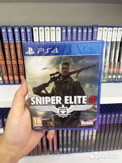 Sniper elite 4 ps4 диск новый