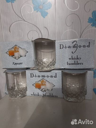2 новых подарочных набора стаканы(6 штук) Diamond