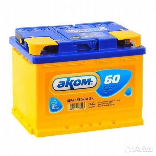 Аккумулятор Akom 60 Ач