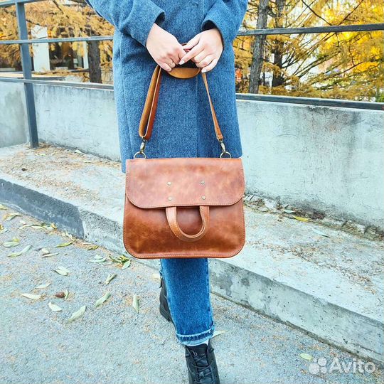 Сумка женская натуральная кожа ручная работа