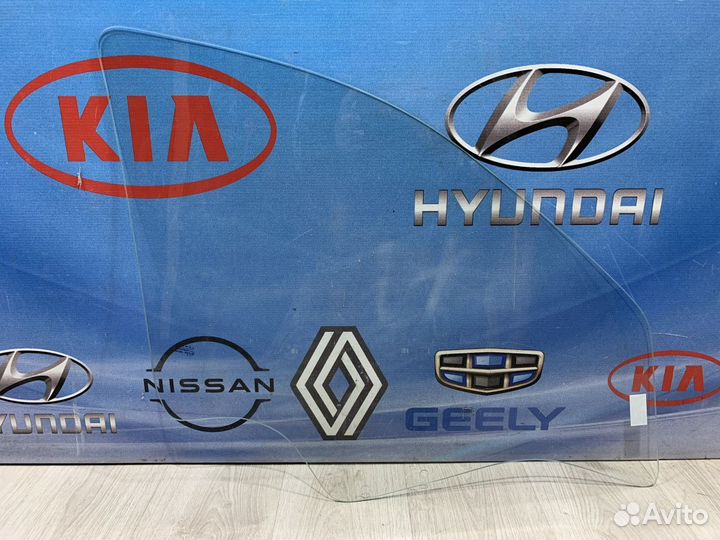 Стекло боковое двери Renault logan Лев